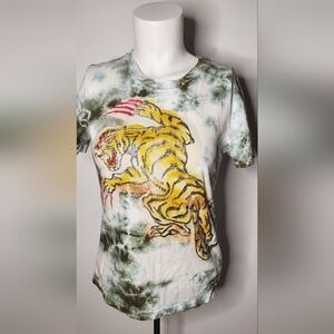 LUCKYBRAND size S - "The Brand that Fits" - Tie Dyed graphic tshirt -100%cotton